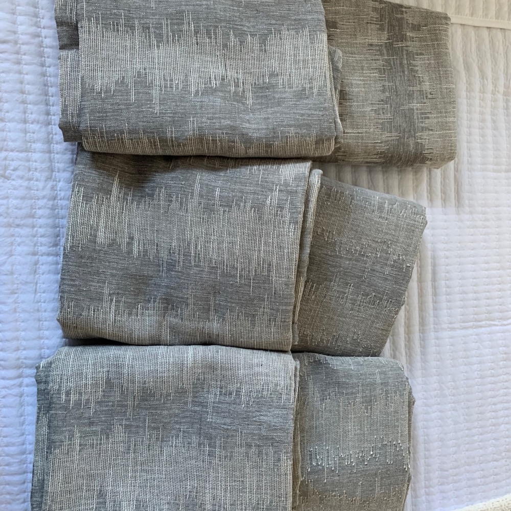 6 Panels - 84” Project 62 Grey Curtains